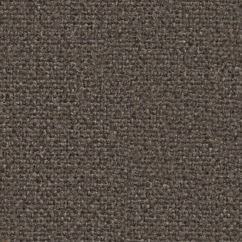 Woven fabric texture, muted gray-brown, heathered with a tight regular weave and nubby surface; labeled “lapalma flax camira mlf62 mainlineflax.”