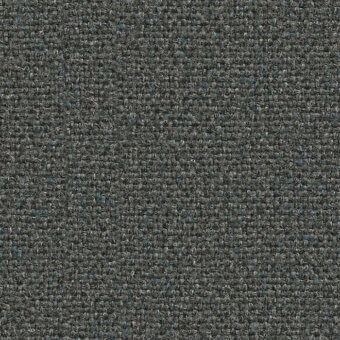Gray woven fabric texture with rectilinear weave and subtle blue fibers, matte finish, suitable for upholstery applications.