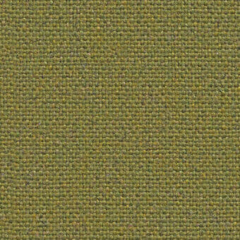 Olive-green flax fabric texture with a dense, rectilinear weave and subtle tonal variations; Camira Mainline Flax upholstery material.