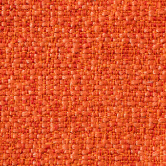 Orange woven fabric texture with a dense, irregular pattern and matte finish; label reads “lapalma > fabric (b) > b – sorrento rada > sorrento 307”.