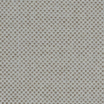 Beige woven fabric texture with circular openings and brown flecks, displaying a dense, matte weave and subtle tonal variations; labeled “umber 60335”.