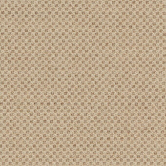 Umber gabriel fabric sample, tightly woven textile with repeating circular nub pattern, warm earthy brown, matte finish.