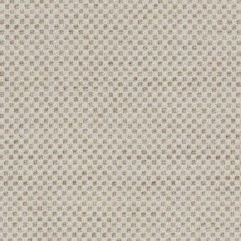 Umber gabriel fabric sample, beige woven textile with raised dot pattern, horizontal brown threads, matte finish, dense uniform weave.