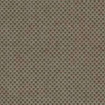 Lapalma fabric texture, umber gabriel, with small circular perforations and a looped pile construction in brownish-gray tones.