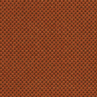 Lapalma fabric sample, umber woven textile, featuring a dense pattern of raised circular nodes and a rich earthy brown tone.