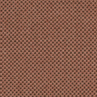 Umber woven textile with circular perforations, dense knit structure, matte finish, suitable for upholstery, identified as lapalma fabric sample.