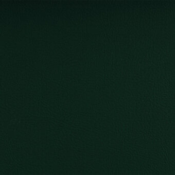Valencia Grün 5069 fabric sample, dark green synthetic leather texture, fine wrinkle pattern, matte finish, Lapalma collection.