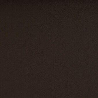 Dark brown fabric texture with mottled pattern, irregular lines, and creases; matte finish, dense weave, and text label visible.