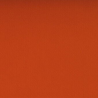 Valencia Orange 6019 fabric by Spradling, featuring a matte, leather-like texture with a consistent color and subtle, irregular grain pattern.