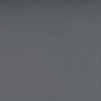 Dark gray Valencia Perle 4045 fabric sample with a matte, embossed grain texture and subtle wrinkles, appearing soft and pliable.