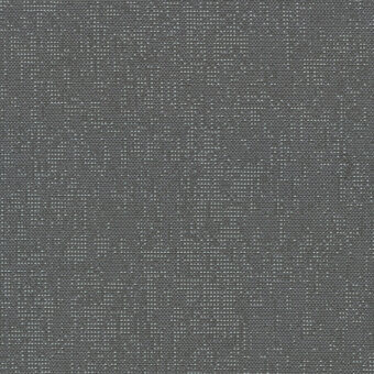Woven fabric sample in medium gray, exhibiting a subtle irregular pattern with horizontal and vertical threads; matte finish, Lapalma Kvadrat Atrium 181.