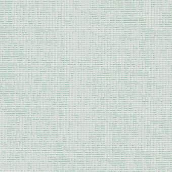 Woven fabric sample, pale off-white and mint green, displays a uniform grid pattern with a matte finish and Kvadrat Atrium 901 label.
