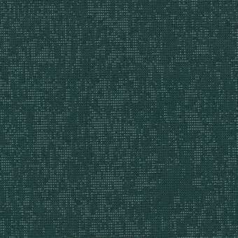 Teal woven fabric sample with irregular pattern, matte finish, and dense texture; Lapalma & Kvadrat Atrium 981 collaboration.