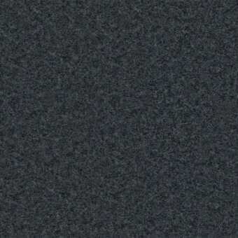 Camira Blazer fabric sample, charcoal gray woven texture, short pile with fine irregular pattern, labeled “cuz35 broomsgrove.”