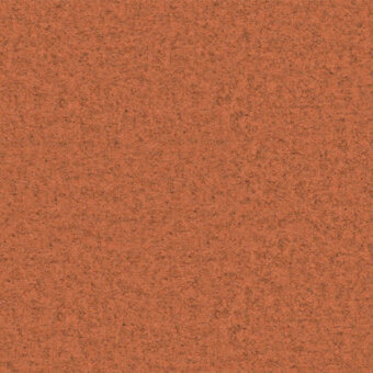 Lapalma fabric swatch, earthy orange Camira Blazer Cuz3L Malvern, dense granular texture, matte finish, textile sample detail.