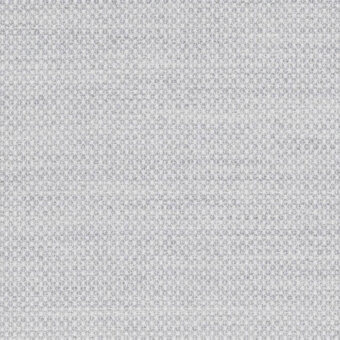 Lapalma Kvadrat Fiord 101 fabric sample, light gray heathered weave, dense textured matte surface with speckled tonal variations.