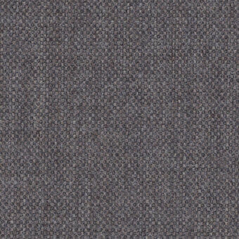 Woven fabric texture, charcoal gray with beige and brown flecks, dense compact weave with subtle heathered and granular appearance, lapalma kvadrat fiord 371.