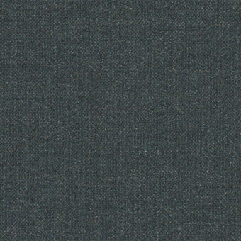 Lapalma Kvadrat Fiord fabric sample, teal-gray woven textile, short pile with mottled tone, labeled “Fiord 991”.