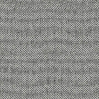 Hallingdal 65 fabric sample, medium gray, tightly woven texture with granular nodes and a matte, heathered finish.