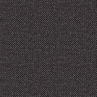 Lapalma Hallingdal 65 fabric sample, medium gray heathered tweed, dense nubby weave with speckled texture, textile identification text visible.