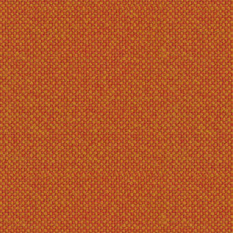 Hallingdal 65 Kvadrat fabric sample, orange woven textile, tight looped pile, durable upholstery material, lapalma fabric (c).