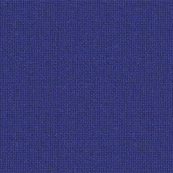 Hallingdal 65 Kvadrat textile sample, deep blue, tightly woven wool blend with a matte, nubby texture for upholstery.