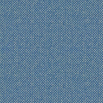 Hallingdal 65 Kvadrat fabric texture, muted blue woven textile with small dot pattern, dense and durable upholstery material.