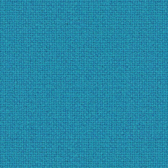 Turquoise Hallingdal 65 fabric sample displays a dense, looped weave with a grid pattern and textured nubby surface; Lapalma branding visible.