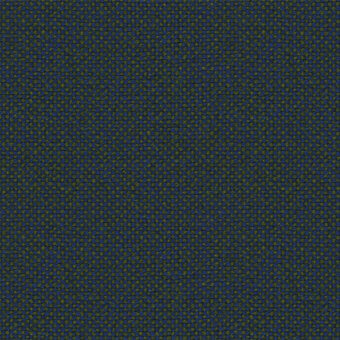 Lapalma Hallingdal 65 Kvadrat fabric swatch, dark blue and olive green woven texture, granular pattern, sample identification text visible.