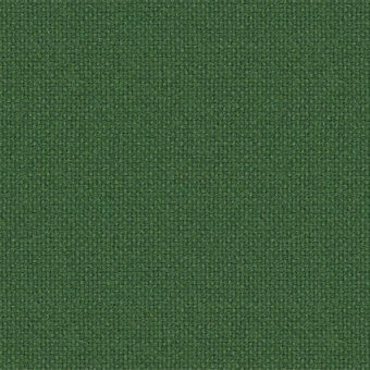 Hallingdal 65 Kvadrat fabric texture, deep green woven material, dense granular surface with matte finish and label detail.