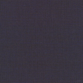 Charcoal gray woven fabric with blue thread, dense grid pattern, matte texture; Lapalma Naveli 673 textile sample against a neutral background.