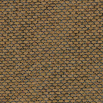 Geometric wool fabric sample, muted ochre tone, dense horizontal rectangle weave; Lapalma x Kvadrat Re Wool 358 textile detail.