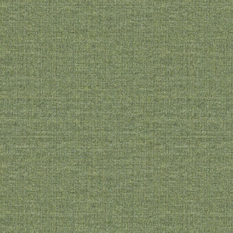 Olive-green woven fabric texture, Remix3 933 by Kvadrat, displays a dense, matte finish and subtle fiber blend suitable for upholstery.