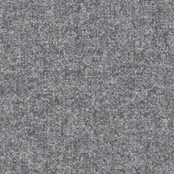 Tonica2 fabric sample, medium gray, dense weave texture with Kvadrat branding and material identification text visible.