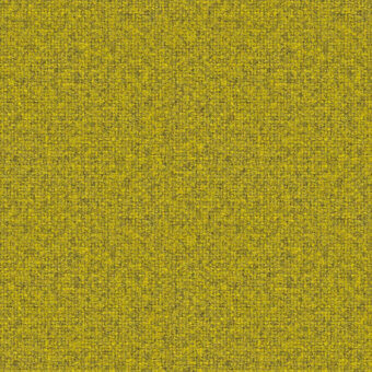 Yellow-green woven fabric texture sample, dense granular weave, matte finish, identified as Lapalma Tonica2 411 Kvadrat fabric.