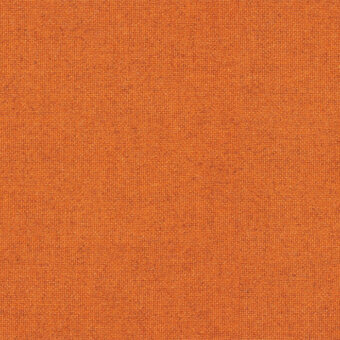 Lapalma Tonica2 fabric sample, orange woven textile, fine consistent weave with subtle texture, Kvadrat Tonica2 543.