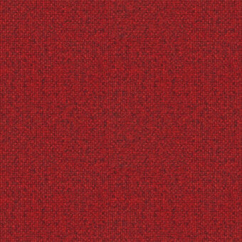 Red woven fabric texture, dense pile with granular surface, matte finish; Lapalma Tonica2 611 textile sample against neutral backdrop.