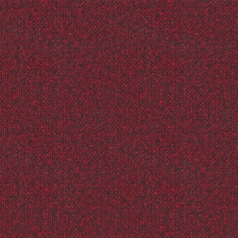 Red looped pile fabric texture with a directional grain, matte finish, and uniform fiber density; lapalma Tonica2 612 sample.