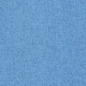 Medium blue woven fabric texture with a nubby surface, exhibiting irregular fiber patterns; durable matte textile for upholstery.