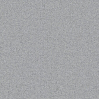 Gray woven fabric sample displaying a fine, speckled texture and consistent, uniform structure with a cool, medium tone.