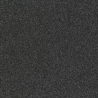 Lapalma Divina Melange Kvadrat fabric sample, dark gray, dense granular texture, matte finish, uniform appearance, neutral lighting.