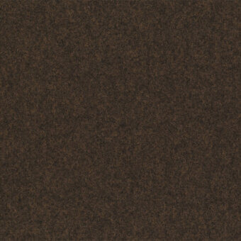 Dark brown textured fabric sample with mottled reddish highlights, short dense pile, labeled “lapalma” and “divina melange kvadrat 367”.