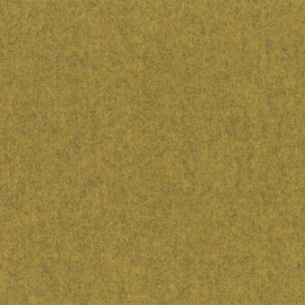 Golden-yellow fabric swatch with speckled texture, displaying a dense weave and granular surface; Lapalma Divina Melange Kvadrat sample labeled divinamelange3 427.