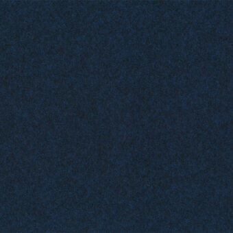 Divina Melange Kvadrat fabric sample, deep blue, dense weave; digital label with fabric name overlaid on lower right.