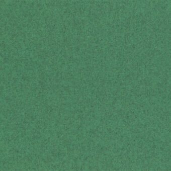 Green fabric swatch with mottled texture, woven fiber, Kvadrat Divina Melange sample labeled with material details and color code 937.