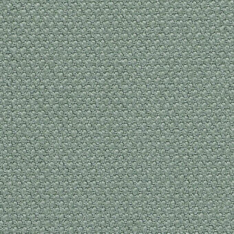 Sage green textured fabric sample, dense circular pattern, matte finish, tightly woven steelcut3 160 kvadrat material closeup.
