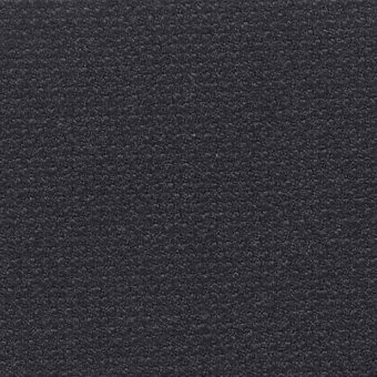 Dark gray woven fabric texture with a granular, nubby surface; Lapalma Steelcut3 380 material sample closeup.