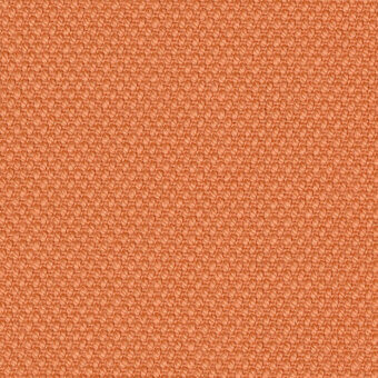 Terracotta woven fabric texture with a grid of raised circular nodes, matte finish, identified as Kvadrat Steelcut3 512 upholstery textile.