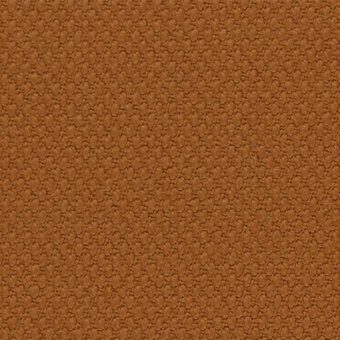 Lapalma fabric sample, brown steelcut kvadrat, displays uniform circular perforations creating a matte, textured surface with subtle shading.
