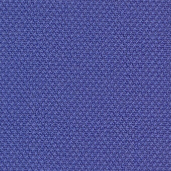 Steelcut fabric sample, deep blue, with a dense woven texture and repetitive circular nodes; Kvadrat steelcut3 652 by Lapalma.